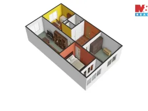 Prodej bytu 3+1, Klášterec nad Ohří - Miřetice u Klášterce nad Ohří, Luční, 71 m2