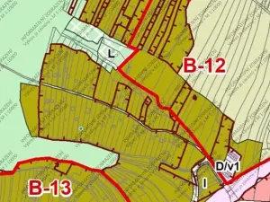 Prodej zahrady, Brno, Hlaváčova, 903 m2