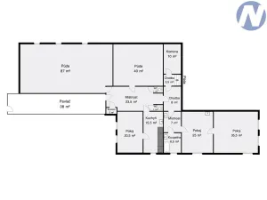 Prodej činžovního domu, Husinec, Jeronýmova, 400 m2