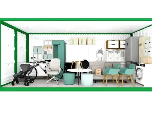 Pronájem garáže, Střelice, 14 m2