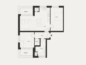 Prodej bytu 3+kk, Dobřany, Ústavní, 80 m2