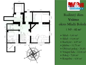 Prodej rodinného domu, Vrátno, 149 m2