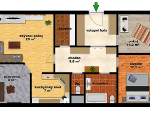 Prodej bytu 4+kk, Praha - Kunratice, Jana Růžičky, 91 m2