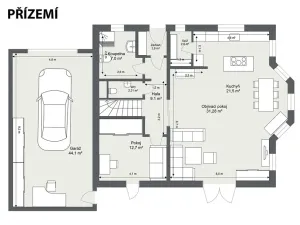 Prodej rodinného domu, Nelahozeves, V Závětině, 252 m2