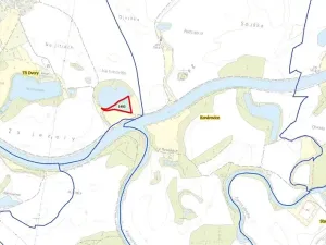 Prodej louky, Tři Dvory, 9469 m2