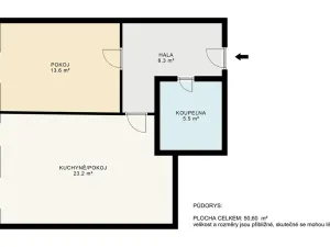 Prodej bytu 2+kk, Praha - Smíchov, Nádražní, 52 m2