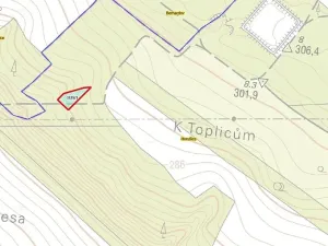 Prodej louky, Horušice, 1217 m2