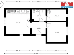 Prodej rodinného domu, Nový Bydžov - Vysočany, 43 m2