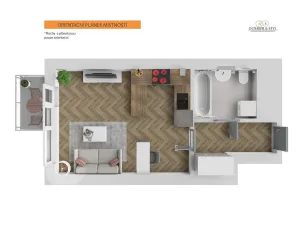 Pronájem bytu 1+kk, Praha, Kolbenova, 30 m2