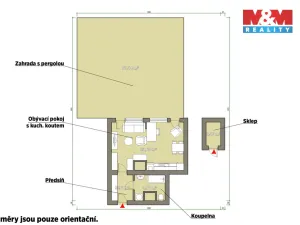 Prodej bytu 1+kk, Praha - Pitkovice, Májovková, 36 m2