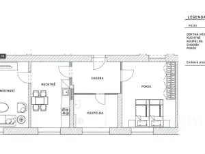 Pronájem bytu 2+1, Děčín, Plzeňská, 67 m2