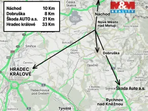 Prodej bytu 3+1, Nové Město nad Metují - Krčín, Černčická, 56 m2