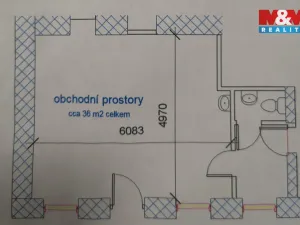 Pronájem obchodního prostoru, Brno - Židenice, Životského, 36 m2