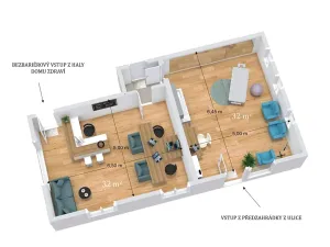 Pronájem kanceláře, Boskovice, Bedřicha Smetany, 64 m2