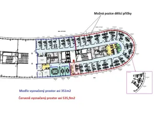 Pronájem kanceláře, Praha - Nusle, Pikrtova, 350 m2