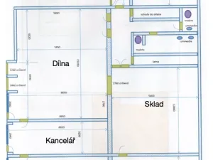 Pronájem výrobních prostor, Hradec Králové, U Jednoty, 350 m2