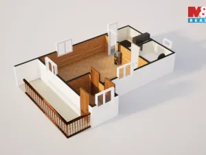 Prodej chaty, Velké Chvojno - Žďár, 45 m2