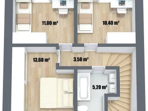 Prodej rodinného domu, Veverská Bítýška, Pod Stráží, 96 m2