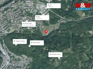 Prodej zahrady, Karlovy Vary, Hřbitovní, 510 m2