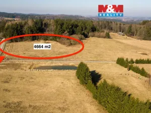 Prodej zahrady, Kunžak - Kaproun, 4664 m2