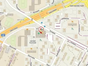 Pronájem komerční nemovitosti, Brno, náměstí Svornosti, 86 m2