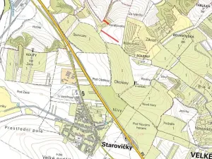 Prodej pole, Starovičky, 1914 m2