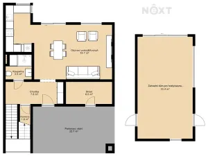 Prodej rodinného domu, Srubec, Vrbová, 163 m2