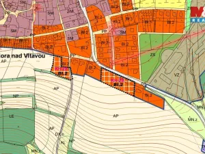 Prodej pozemku pro bydlení, Krásná Hora nad Vltavou, 1233 m2