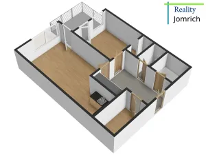 Pronájem bytu 2+kk, Liberec, Jeronýmova, 60 m2