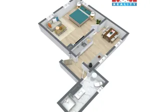 Prodej bytu 1+1, Benešov nad Ploučnicí, Palackého, 41 m2