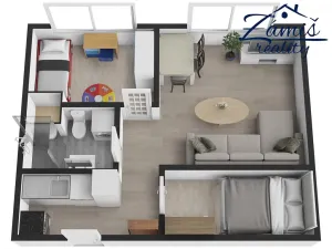 Prodej bytu 2+kk, Kladno, U Hvězdy, 40 m2