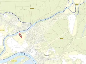 Prodej louky, Káraný, 3498 m2