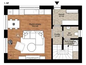 Prodej rodinného domu, České Budějovice, Josefy Kolářové, 95 m2