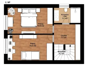 Prodej rodinného domu, České Budějovice, Josefy Kolářové, 95 m2