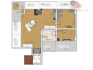 Pronájem bytu 3+kk, Prostějov, Plumlovská, 110 m2