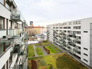 Pronájem bytu 1+kk, Praha - Holešovice, Osadní, 32 m2