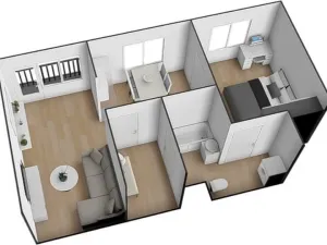 Pronájem bytu 2+kk, Brno - Slatina, Langrova, 64 m2