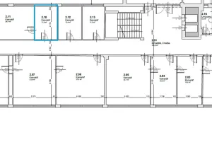 Pronájem kanceláře, Brno, Hněvkovského, 12 m2