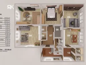 Prodej podílu rodinného domu, Červené Pečky, 136 m2