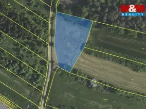 Prodej louky, Velké Popovice, 1030 m2