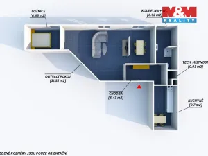 Pronájem bytu 2+1, Plzeň - Jižní Předměstí, Hřímalého, 64 m2