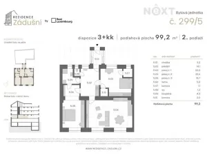 Prodej bytu 3+kk, Kladno, Zádušní, 99 m2