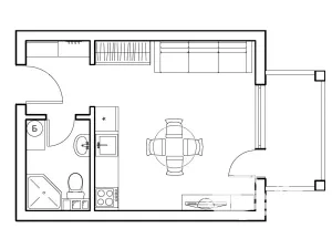 Prodej bytu 1+kk, Bjala, Bulharsko, 34 m2