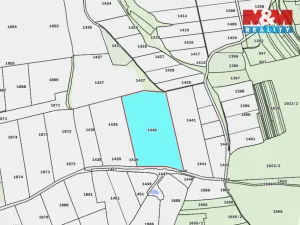 Prodej pole, Velečín, 62047 m2