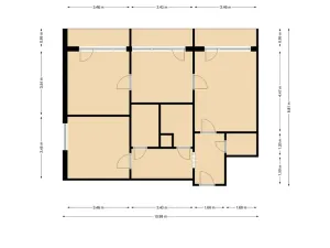 Pronájem bytu 3+1, Děčín - Děčín III-Staré Město, Příčná, 69 m2