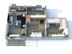 Prodej bytu 2+1, Hlubočky, 54 m2