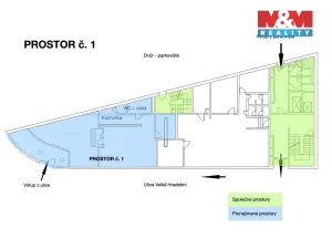 Pronájem obchodního prostoru, Ústí nad Labem - Ústí nad Labem-centrum, Velká Hradební, 280 m2