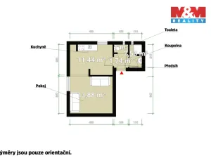 Prodej bytu 1+kk, Kašperské Hory, Klostermannova, 33 m2