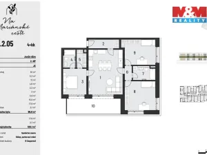 Prodej bytu 4+kk, Brandýs nad Labem-Stará Boleslav, Dřevčická, 109 m2