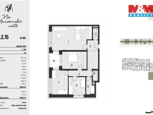Prodej bytu 4+kk, Brandýs nad Labem-Stará Boleslav, Dřevčická, 101 m2